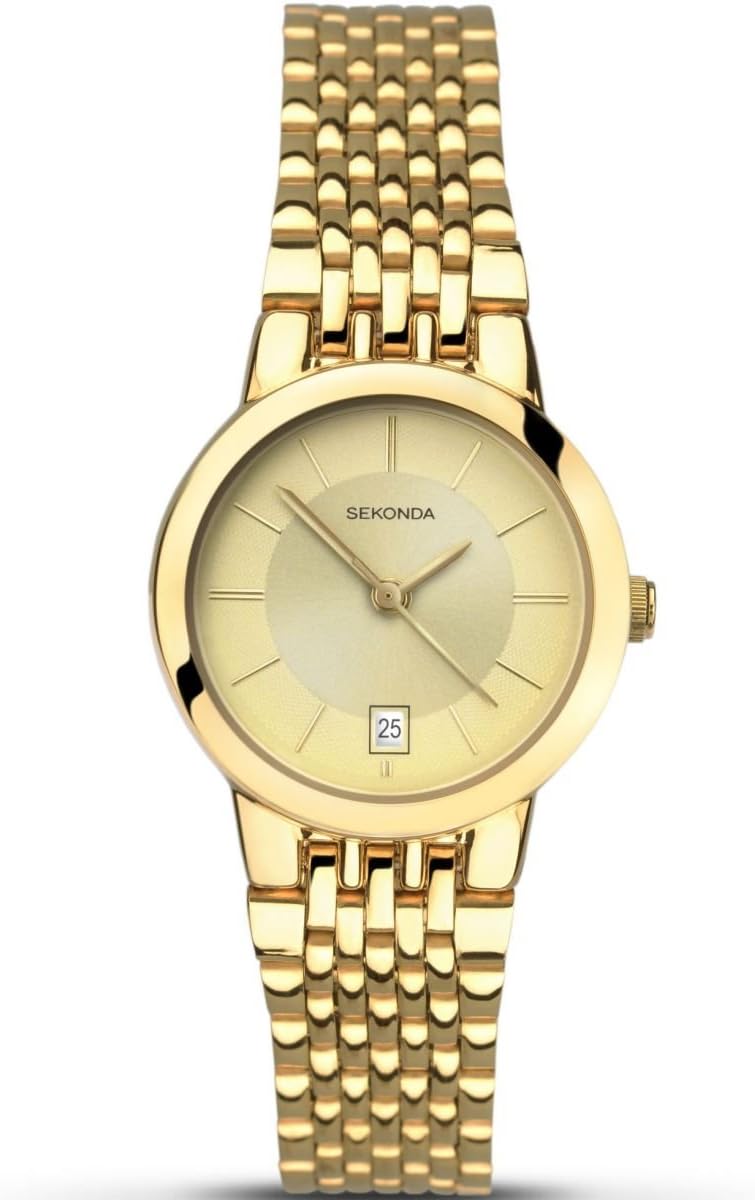 SEKONDA Womens Analogue Classic Quartz Watch with Stainless Steel Strap 2460.27
