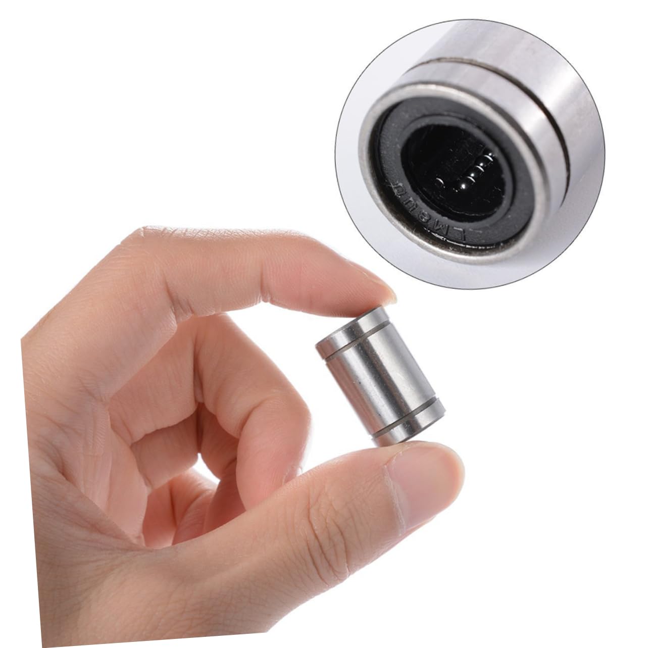 NAMOARLY 12pcs 8 * 15 * 24mm Linear Bearing Linear Bearings Carbon Chromium Bearing Steel Linear Bearing Lm8uu 3D Lm8uu Linear Bearing Thermistor