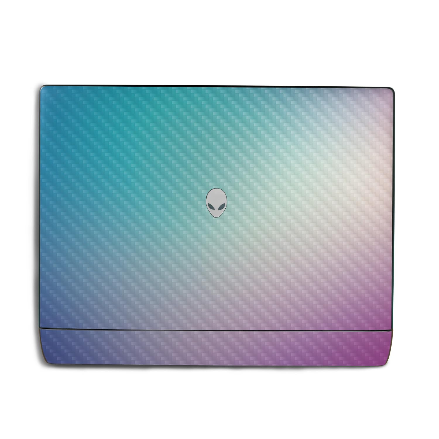 Carbon Fiber Laptop Skin Compatible with Alienware 18 Area-51 (2025) - Vivid Fog - Premium 3M Vinyl Protective Wrap Decal Cover - Easy to Apply | Crafted in The USA by MightySkins