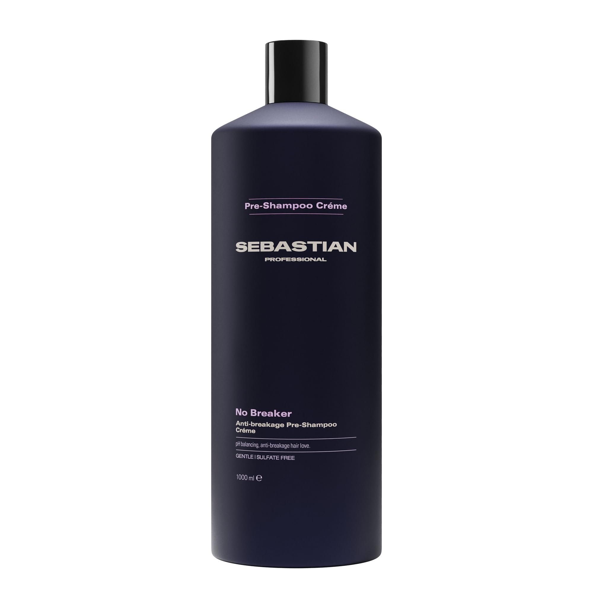 Sebastian Professional NO BREAKER Anti Breakage Pre-Shampoo Crème – Professionelle Haarpflege gegen Haarbruch, stärkt & schützt das Haar, sorgt für glattes, weiches Finish, sulfatfrei - 1 L