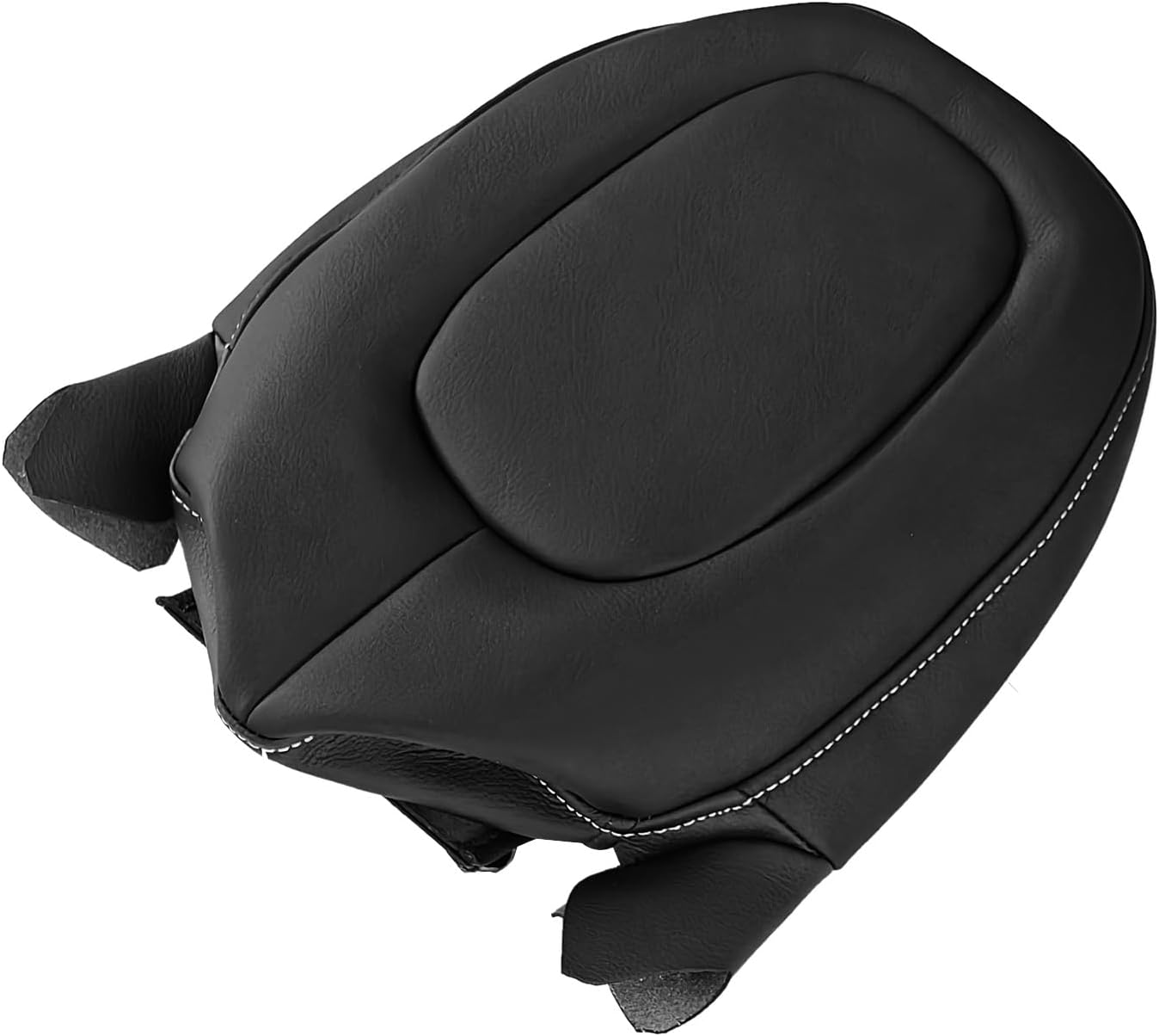 Driver or Passenger Seat Headrest Cover Replacement Fits for Chevy Camaro 2010-2015 Microfiber Leather, Black