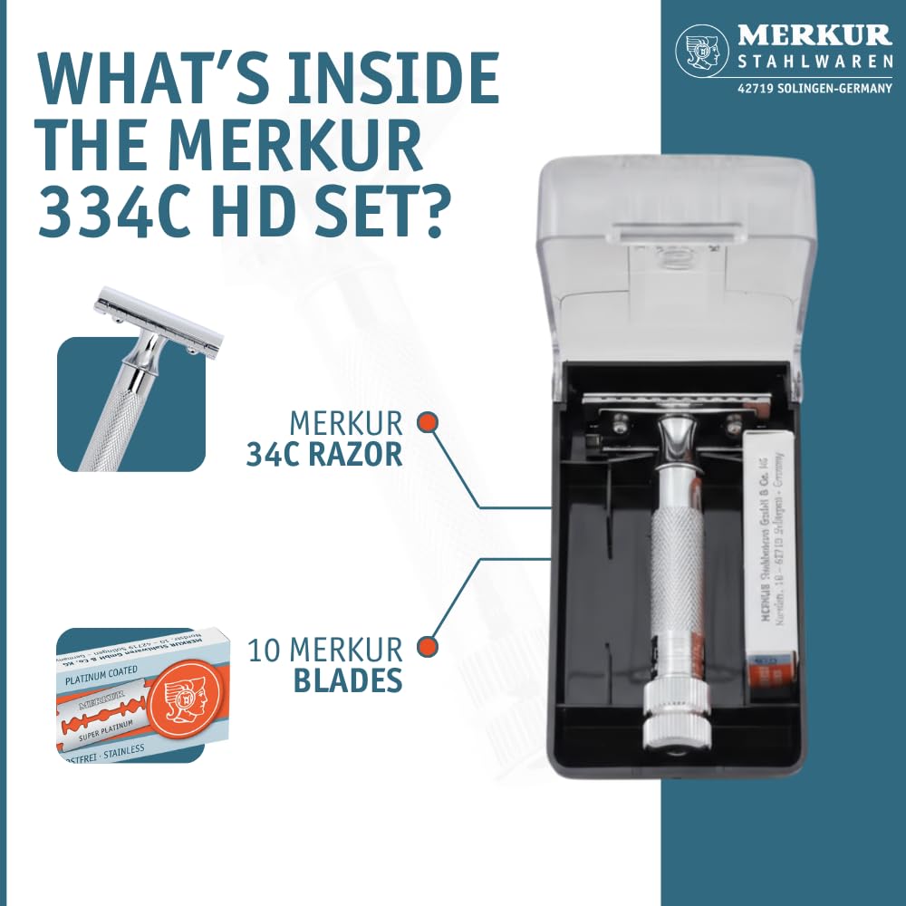 Amazon.co.jp: MERKUR 34C ショートハンドル ヘビーデューティ