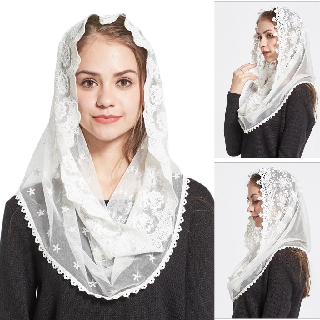 Girl Hair Scarf Flower Pattern Turbans Taking Photo Headscarf Outdoor Kerchiefs