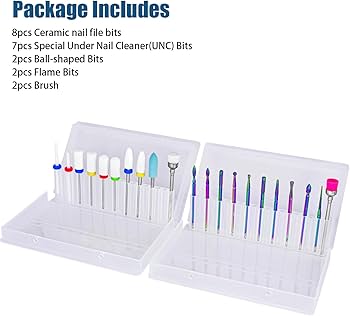 Amazon.com: Depvko 21pcs Nail Drill Bits Sets, 3/32 Inch