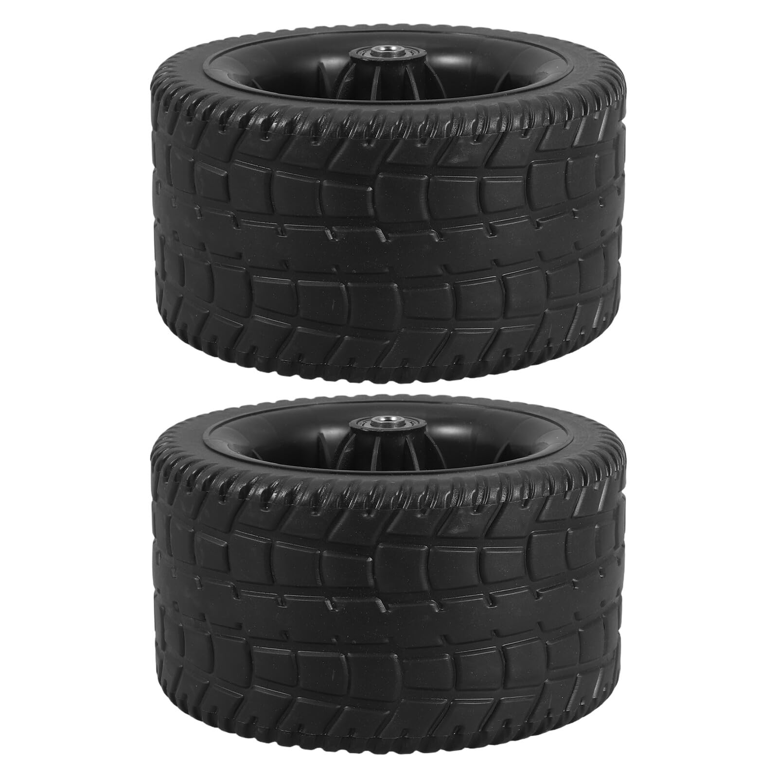 2 Pezzi Ruote di Ricambio per Compressore d Aria con Gomma Antiscivolo e Resistente Ruote per Carrelli Campeggio e Spesa con Elevata Portata e Manovrabilità