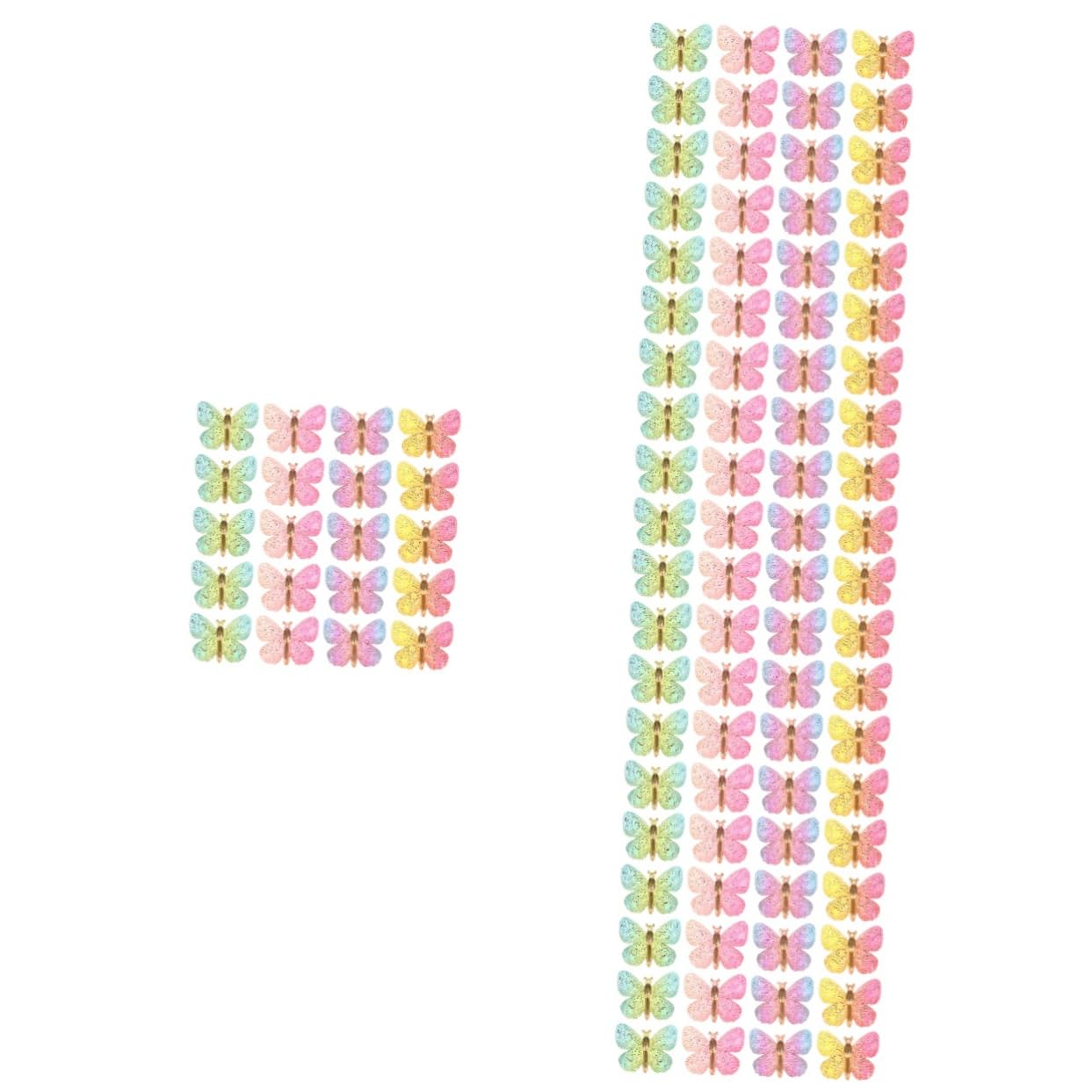 DOITOOL 5 Set Decorazioni Forma Con Retro Piatto Accessori Per Gioielli E Decorazioni Fai Da Te Per Abbigliamento Scarpe E Feste 40 Pezzi*5