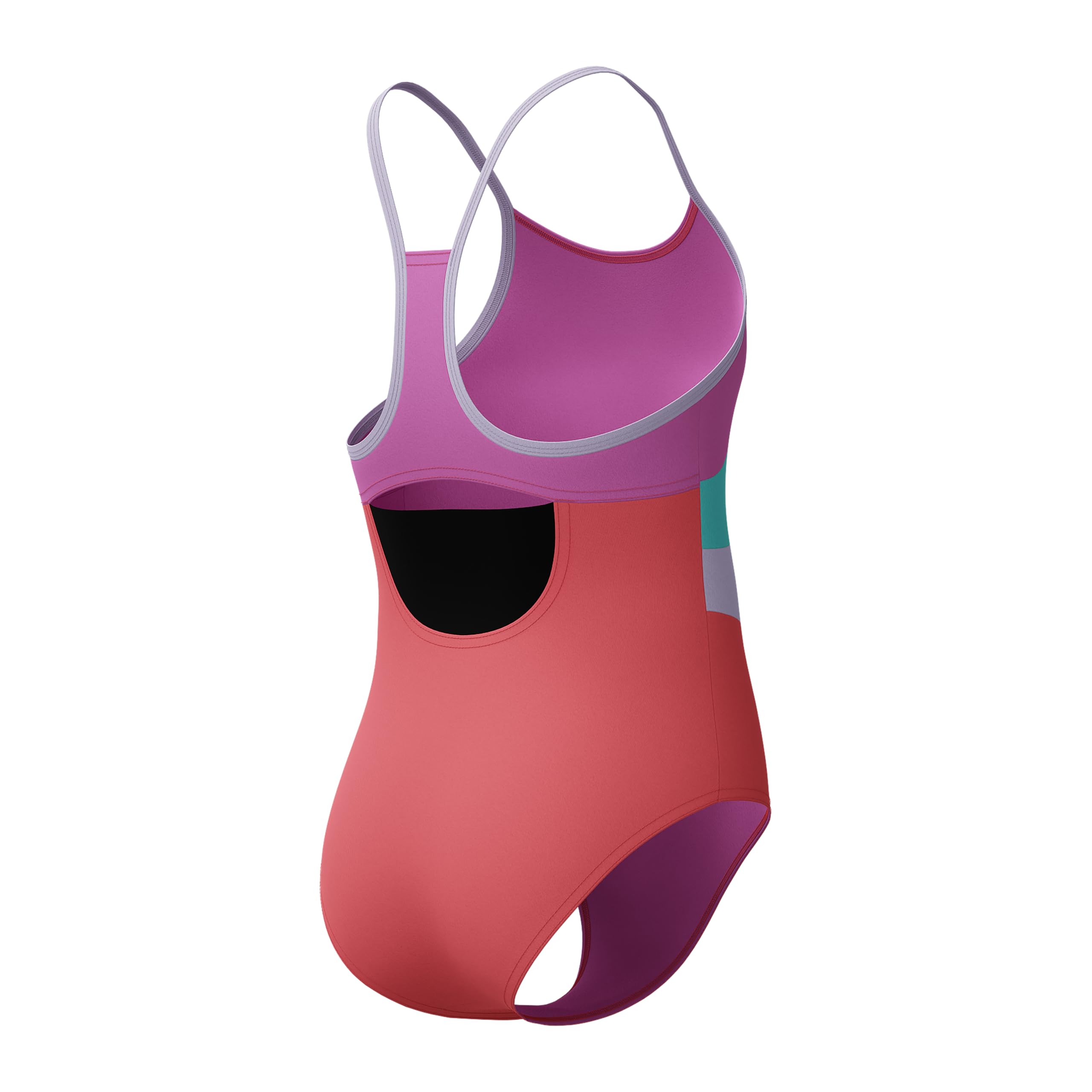 Speedo Costume da Bagno per Ragazza, Costume da Bagno Singolo con Spacco Spacco (1 Pacchetto)
