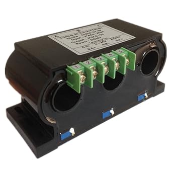 3-Phase AC Current Sensor Transducer Transformer Transmitter with 3 Element 0-150A AC Output 4-20mA DC