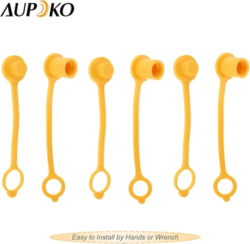 Miniatura 5 de Aupoko Cubierta de tapón de desconexión rápida de gas natural de propano LP, tapa antipolvo de goma de conexión rápida de 38 pulgadas de gas natural