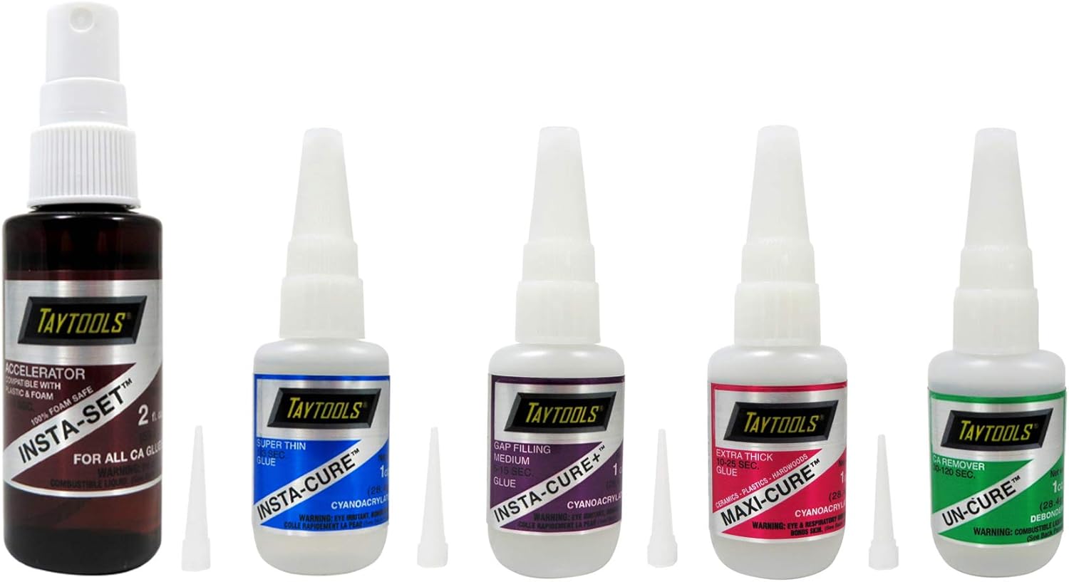 Buy BSI / Taytools Bob Smith Industries 5 Piece Set Cyanoacrylate CA