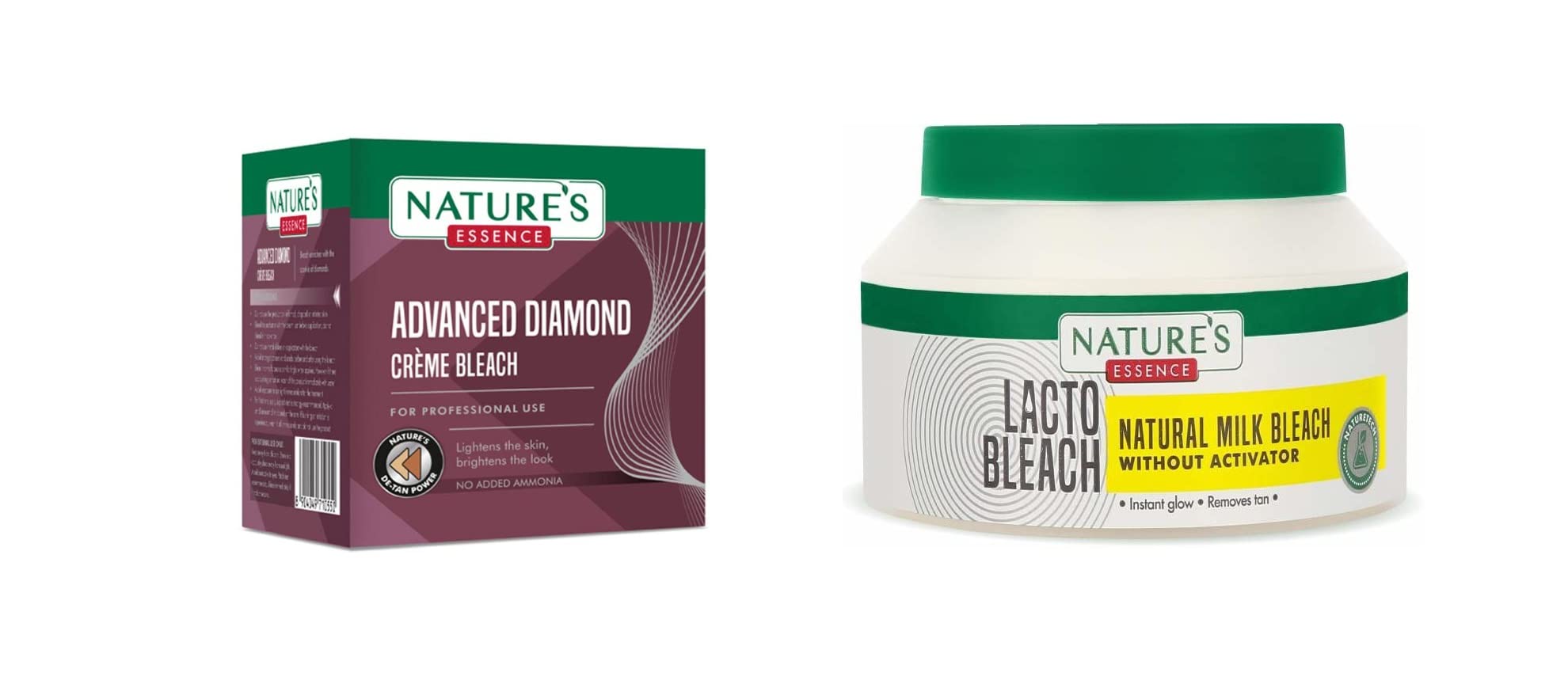 Diamond Bleach 500gm & Lacto Bleach 500ml for Brightening Skin