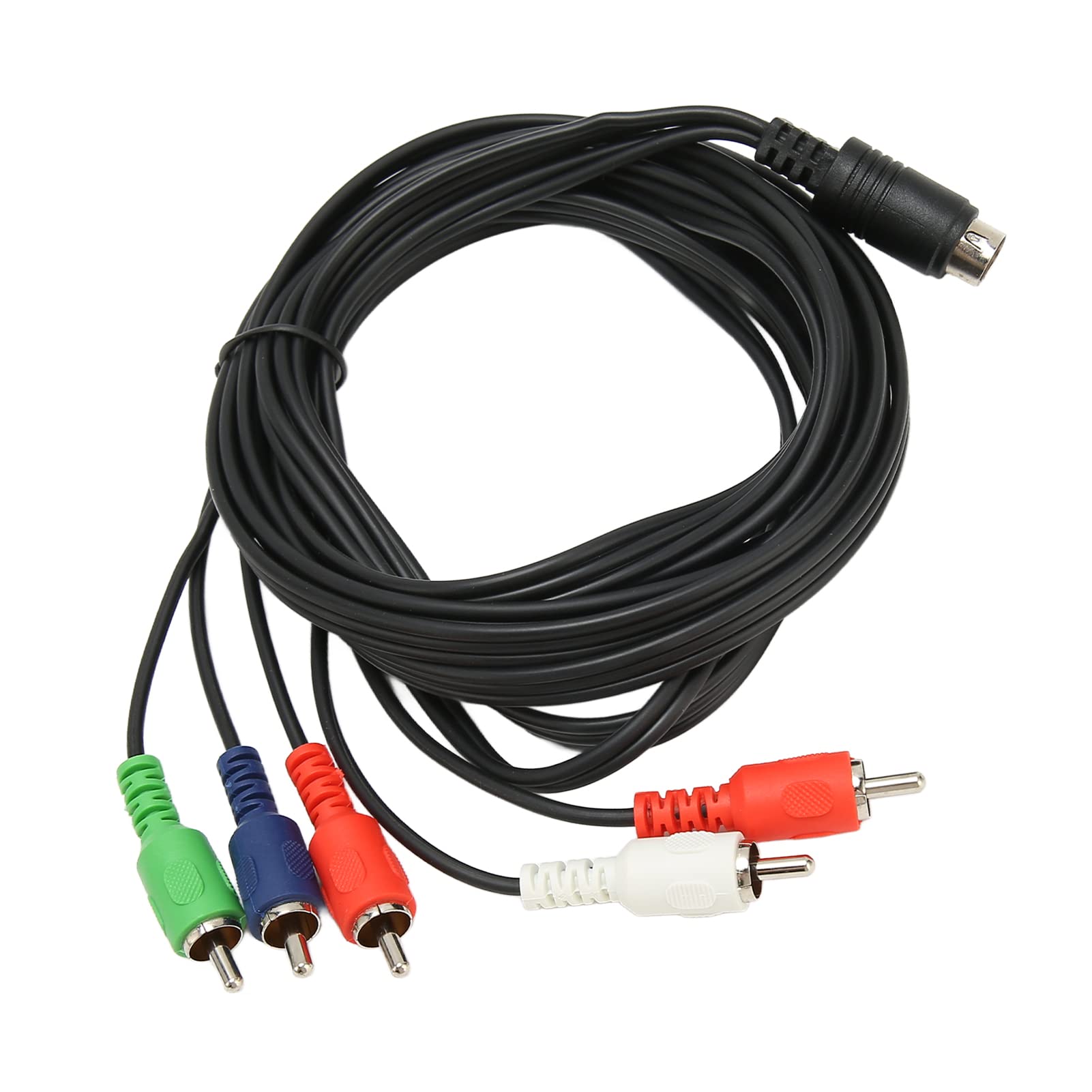 Cavo AV DIN di Ricambio a 10 Pin PVC Impermeabile Installazione Facile per Monitor Proiettori 6 Piedi