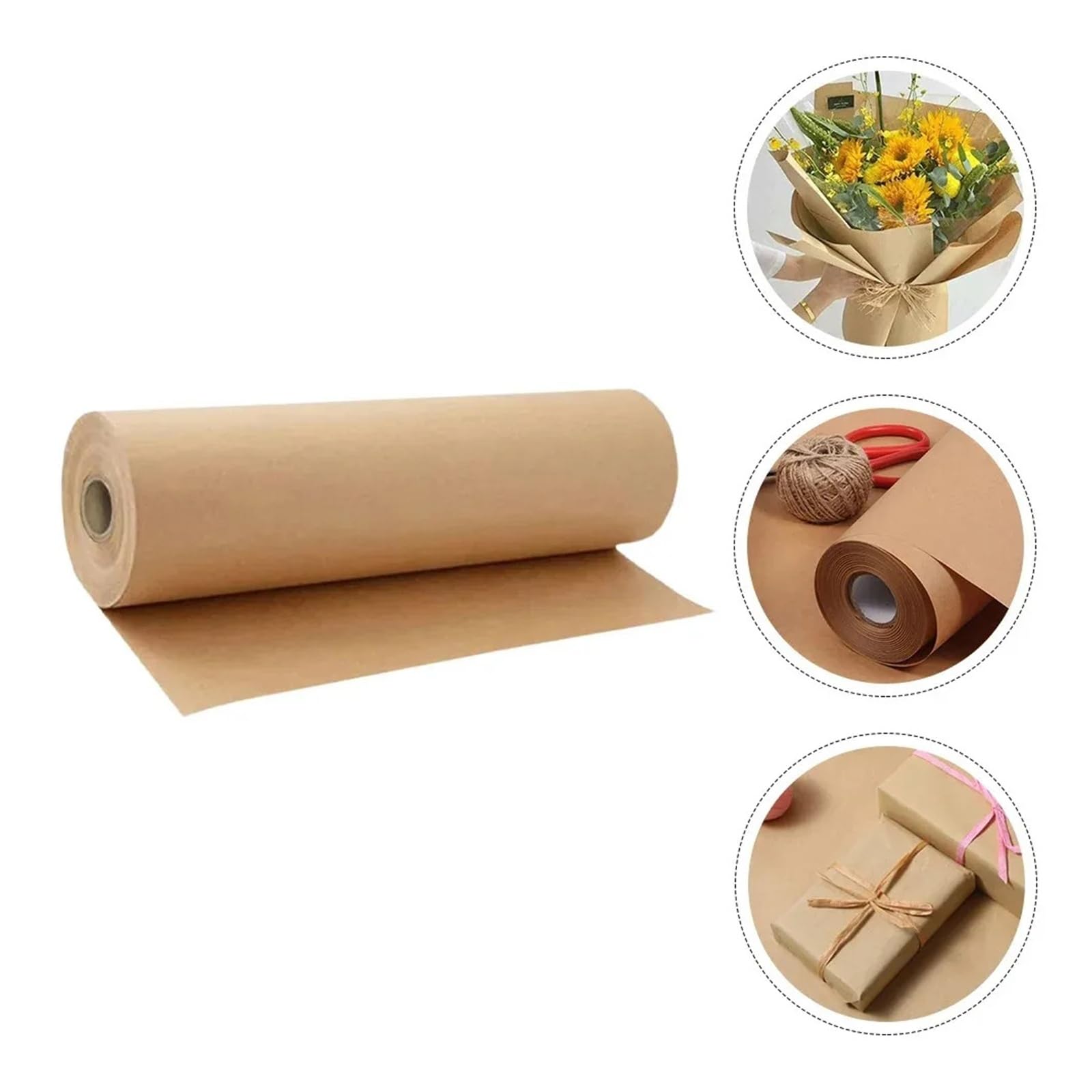 Pakowanie prezentów, Rolka papieru pakowego 38 cm x 5-10 m Wielokolorowe opakowanie na prezent Move Art Craft Ściana podłogowa statku(Red 38cmx5m)