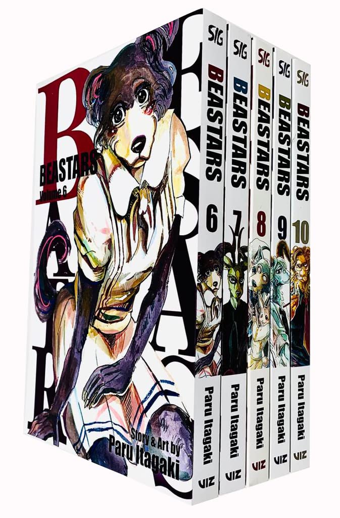 Beastars Series Vol 6-10 Collection 5 Books Set By Paru Itagaki