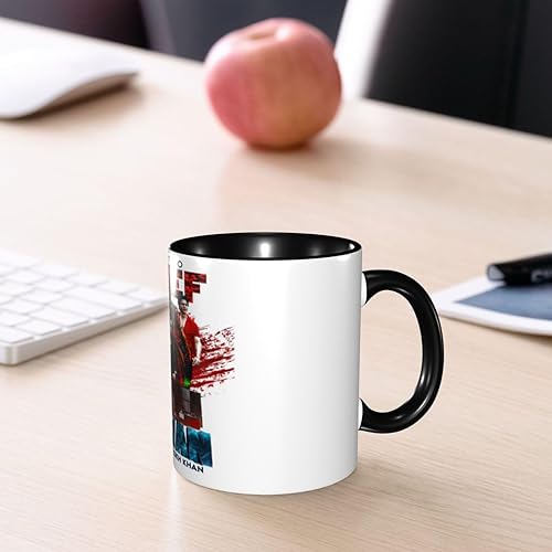 Miniatura 7 de CAIENSO Taza Shah Actor Rukh Productor Khan Tazas de café de cerámica para leche, chocolate, té, jugo, bebidas de agua, novedad, lindo vaso para