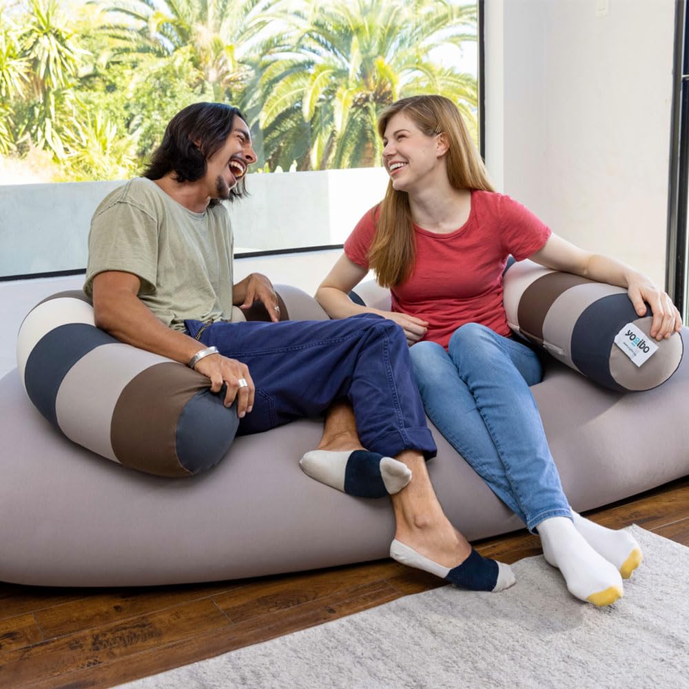 美品 yogibo Max ヨギボー マックス ライトグレー +替えカバーセット 