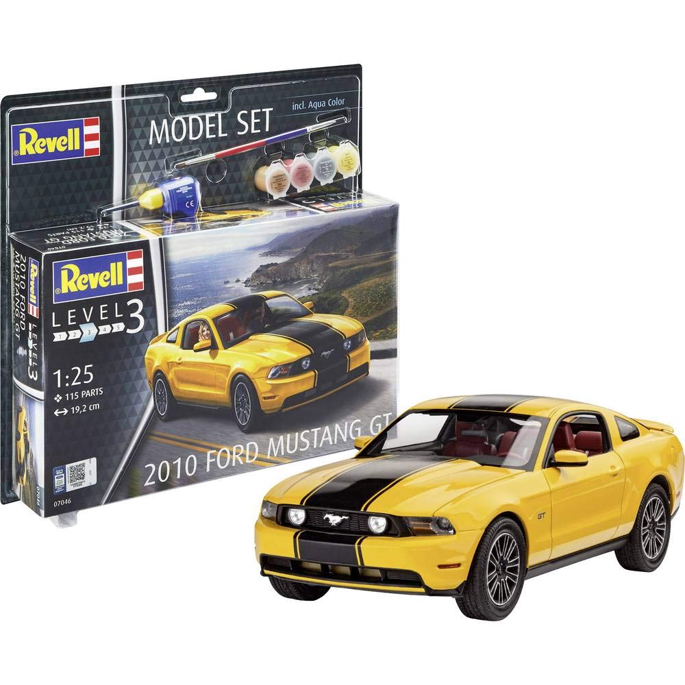 Revell Revell_67046 REV-67046 zestaw do modelu Ford Mustang GT zestaw modelarski + akcesoria