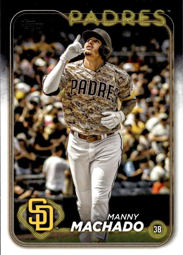 2024 TOPPS #550 MANNY MACHADO PADRES BASEBALL OFFICIAL TRADING CARD OF MLB Thumbnail