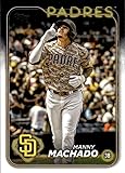 2024 TOPPS #550 MANNY MACHADO PADRES BASEBALL OFFICIAL TRADING CARD OF MLB