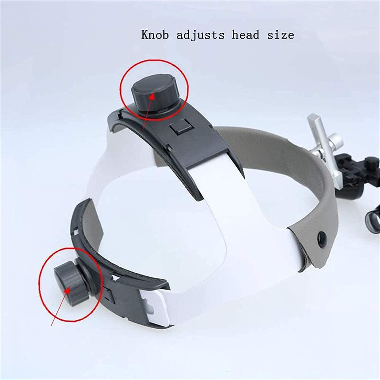 Lupa de Diadema, Lupa Digital de Mano, Lupa Frontal médica de 2,5/3,5 aumentos para odontología, cirugía, lupas binoculares de Diadema, Lupa para Profesionales médicos.