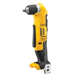 DEWALT Taladro de ángulo recto XR 18V con portabrocas y gancho para cinturón, DCD740N-XJ - Amazon product rated Grade A