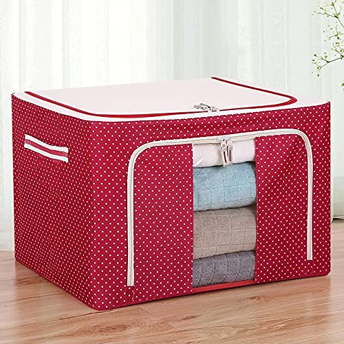 KATHIYAWADI SALES Foldable Rectangular Cloths Organizer, Living Box and