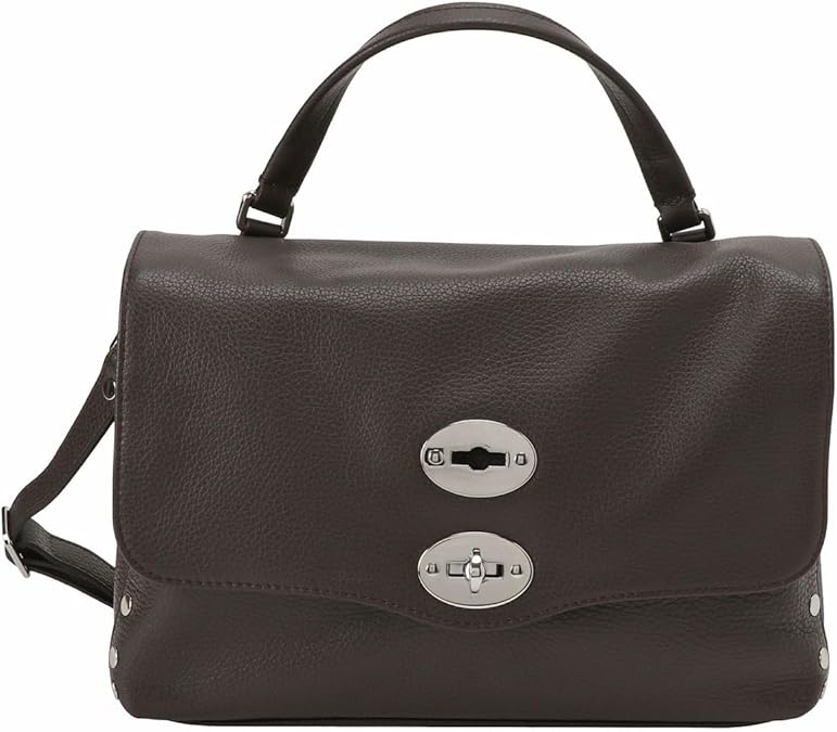 ハンドバッグ SMALL POSTINA DAILY BAG ZANELLATO Postina Daily Shoulder Bag GREY | Base Blu