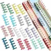 Amazon | 【10色 20個セット】バインダーリング ルーズリーフ