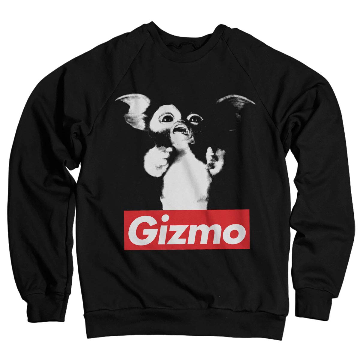 Gremlins Unisex Black Officially Licensed Gizmo Sweatshirt (Black) Large
