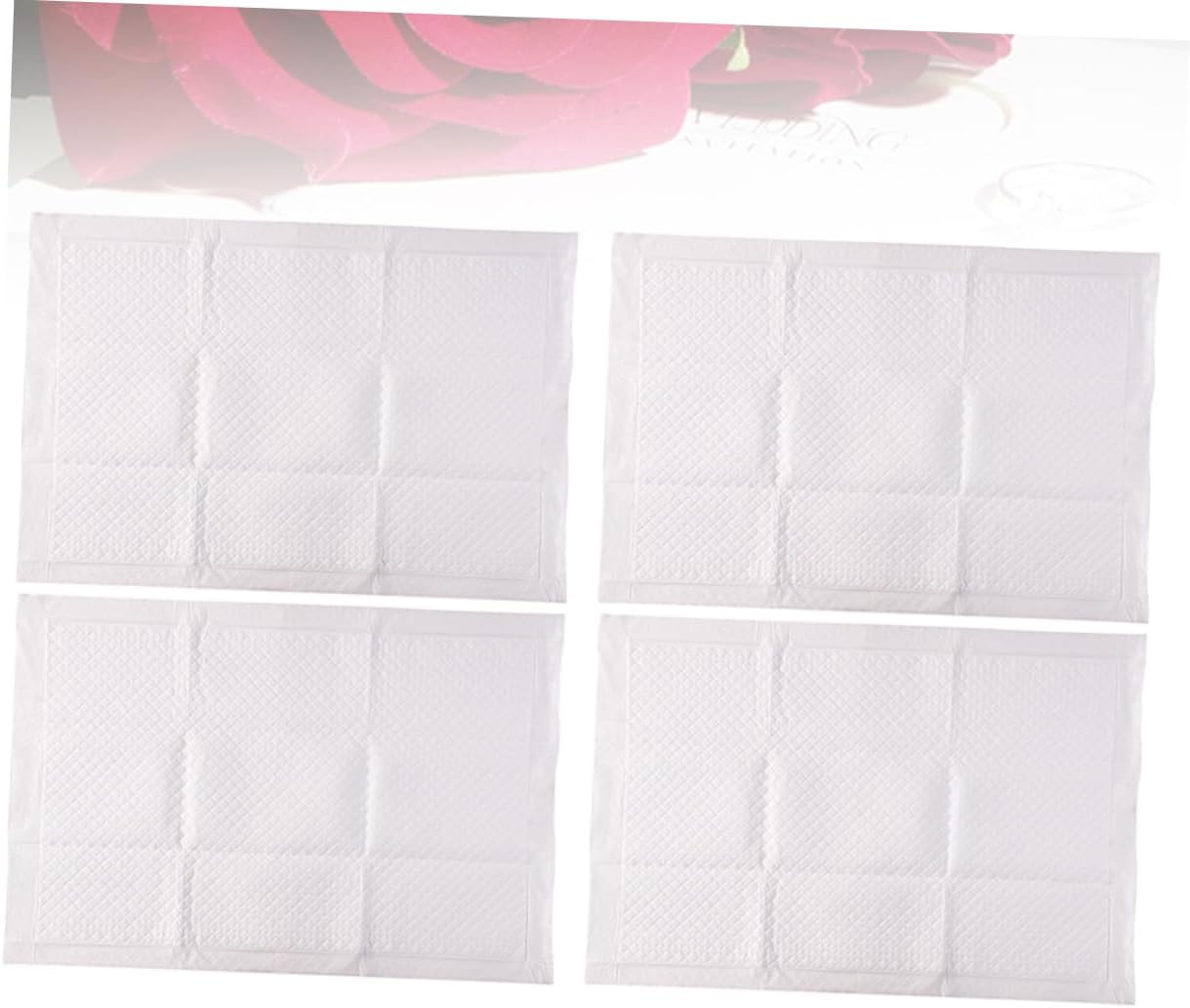minkissy 8pcs Cotton Pass Post- Disposable Mat for Woman Care Diaper Changing Pad Sap
