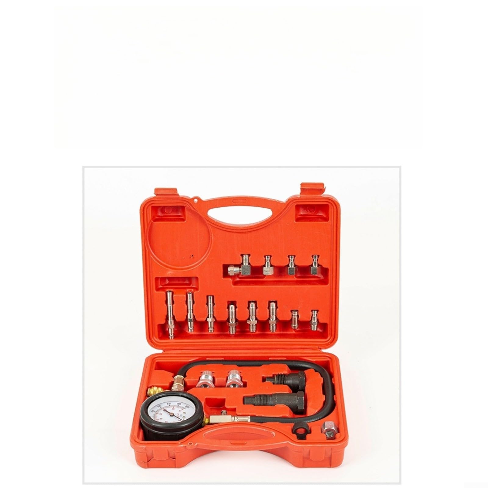 Misuratore di pressione del carburante, tester di pressione del cilindro 0-140 PSI per veicoli a benzina diesel, strumento diagnostico portatile per auto, SUV, camion, macchine agricole