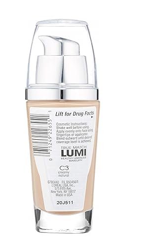 Miniatura 2 de True Match saludable luminoso maquillaje de LOréal Paris 10onzas Creamy Natural