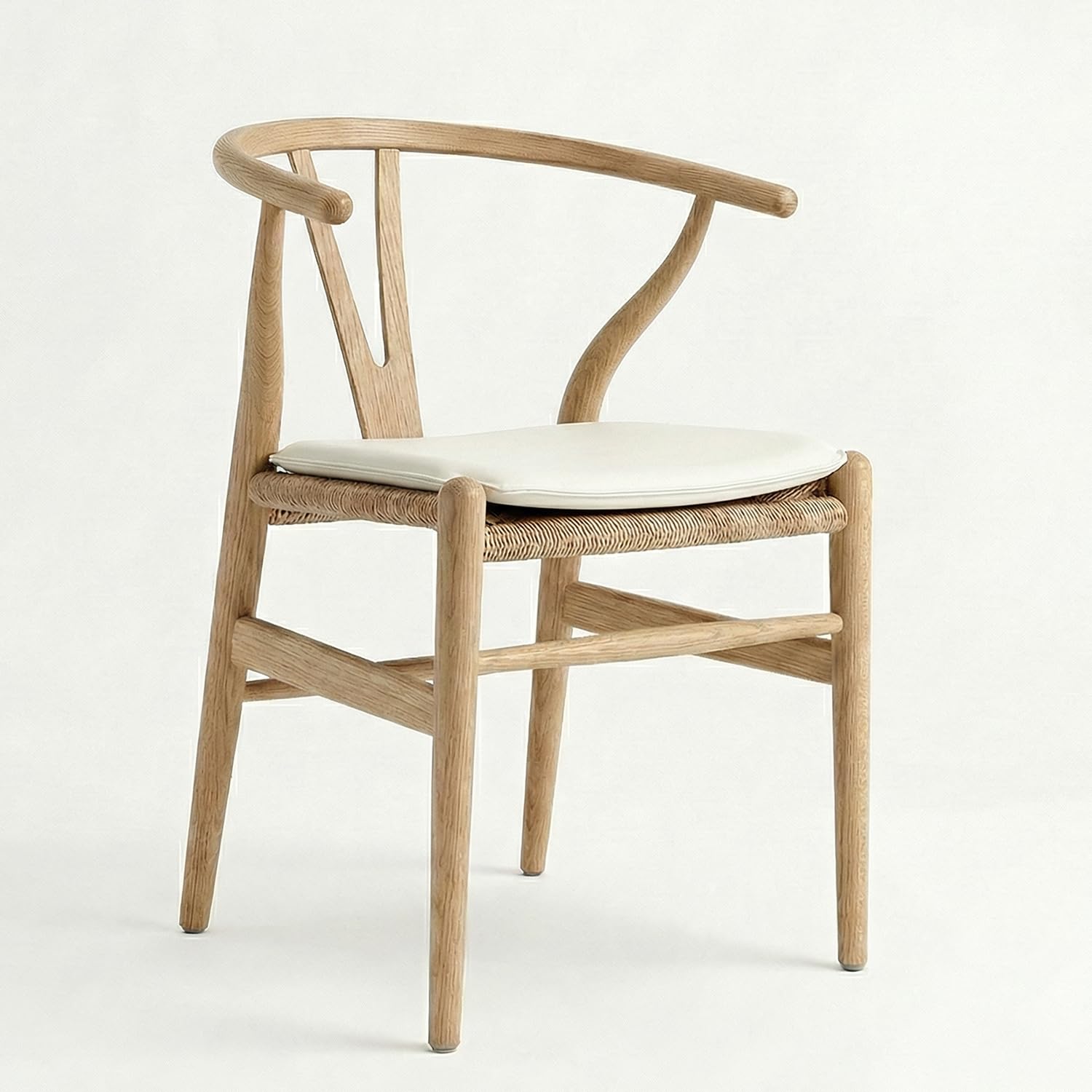 Amazon.com - Tomile CH24 Wishbone Dining Chair with Arms, Modern