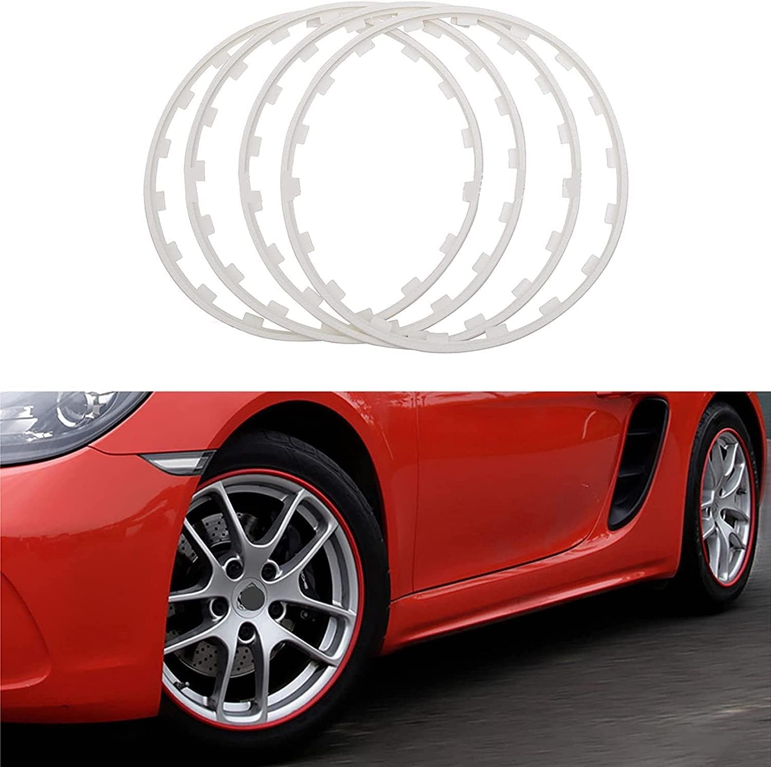 5 Felgenschutz-Garnituren Für Reifenwechsel (15 Cm, Gelb) - Schützt Felgen Vor Kratzern & Beschädigung