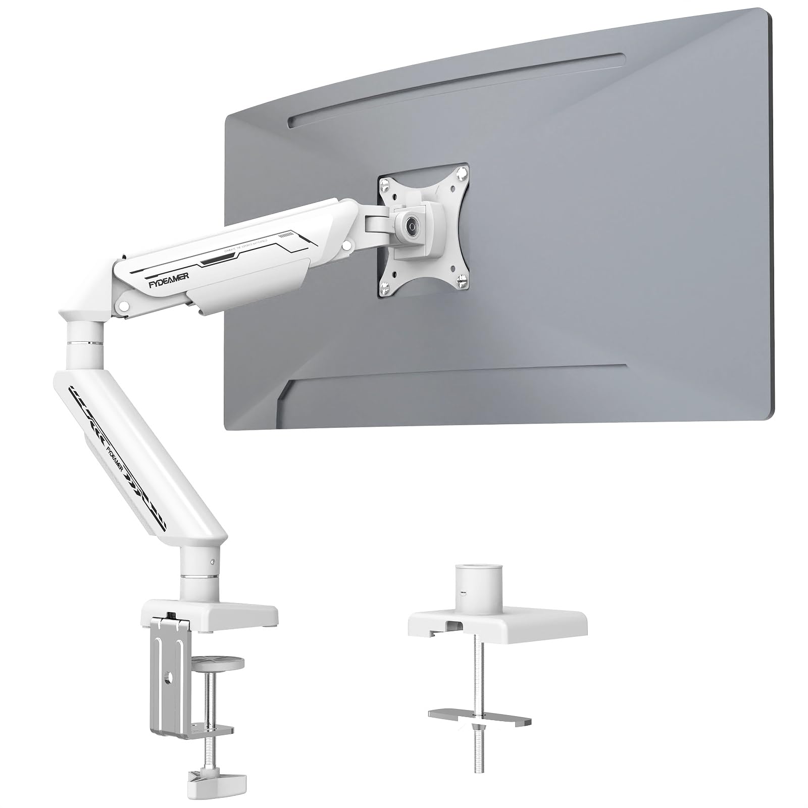Fydeamer Gas Spring Monitor Arm in a workspace