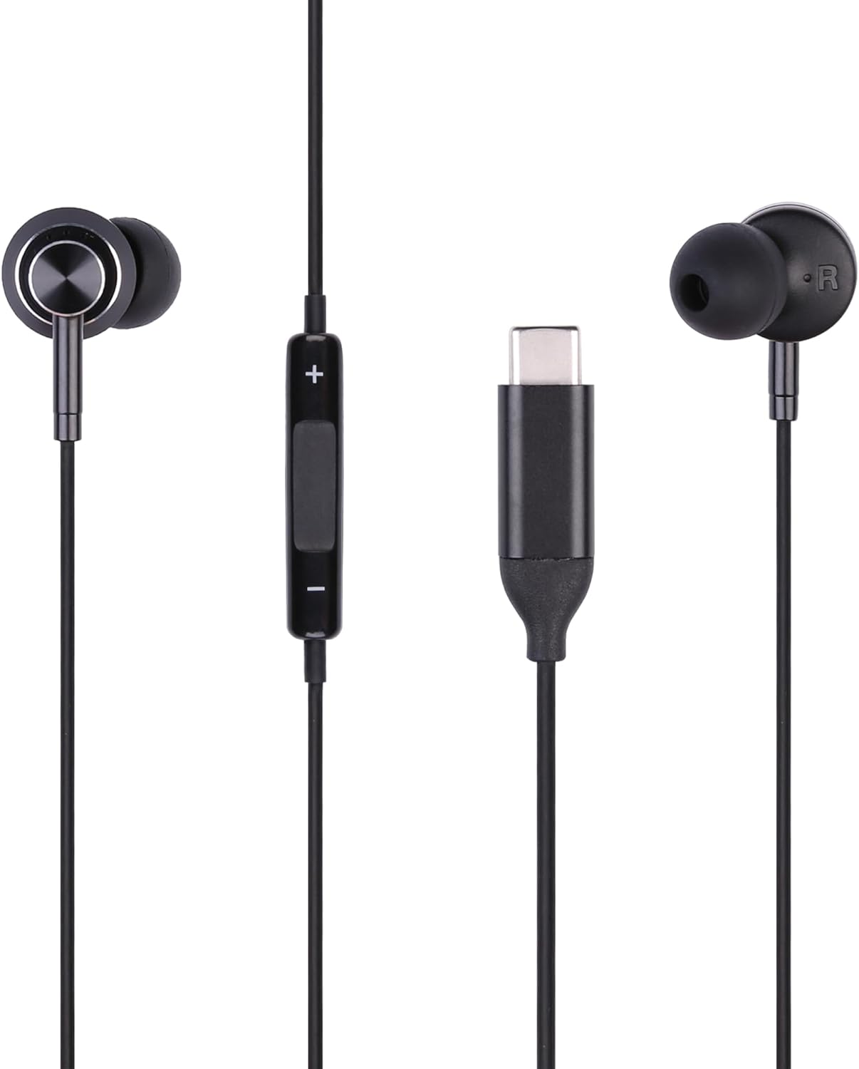 AT&T USBC Corded Earbuds with Builtin Microphone and in