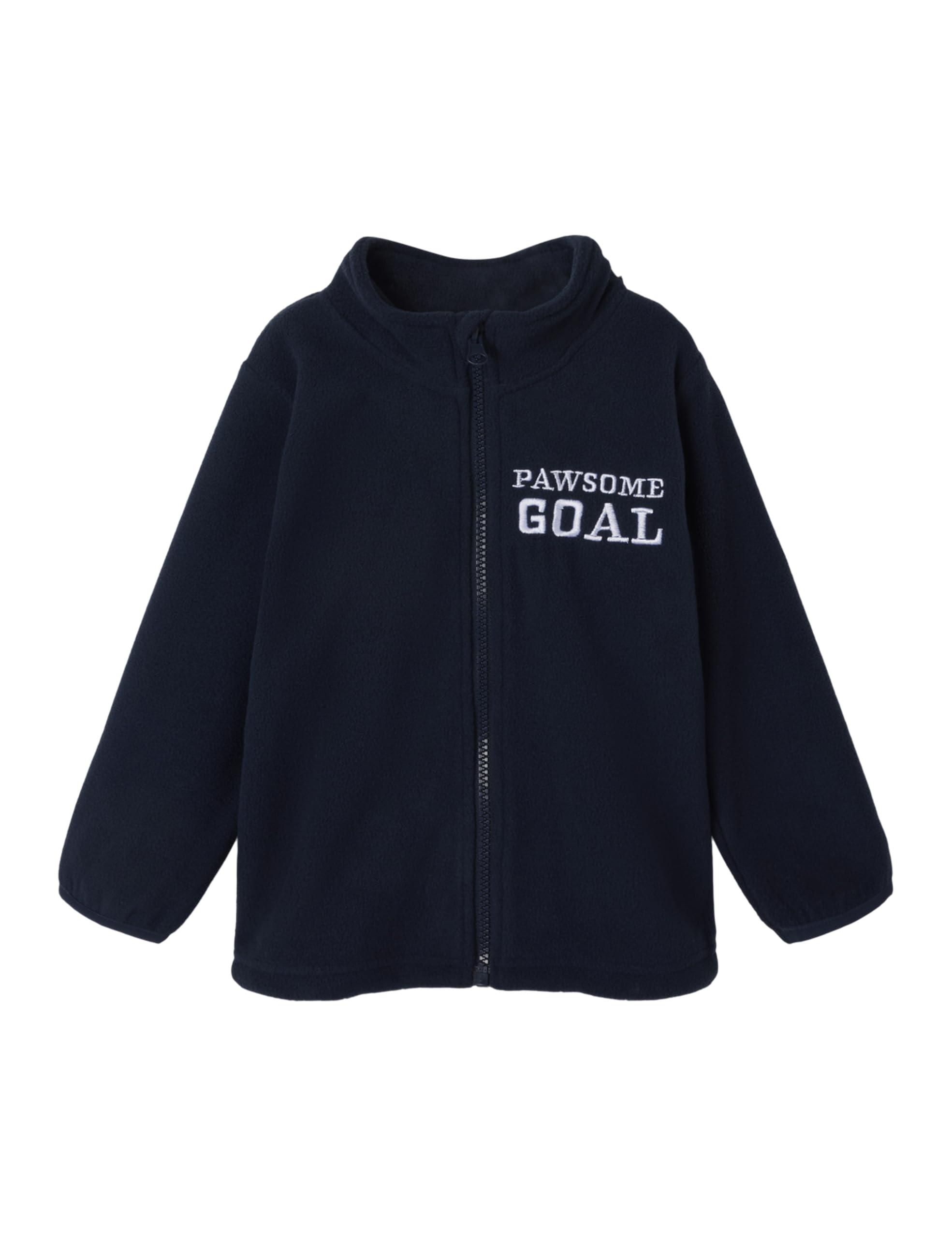 NAME IT Chłopięcy Nmmjohan Psi Fleece W Zip Cplg, granatowy blezer, 110