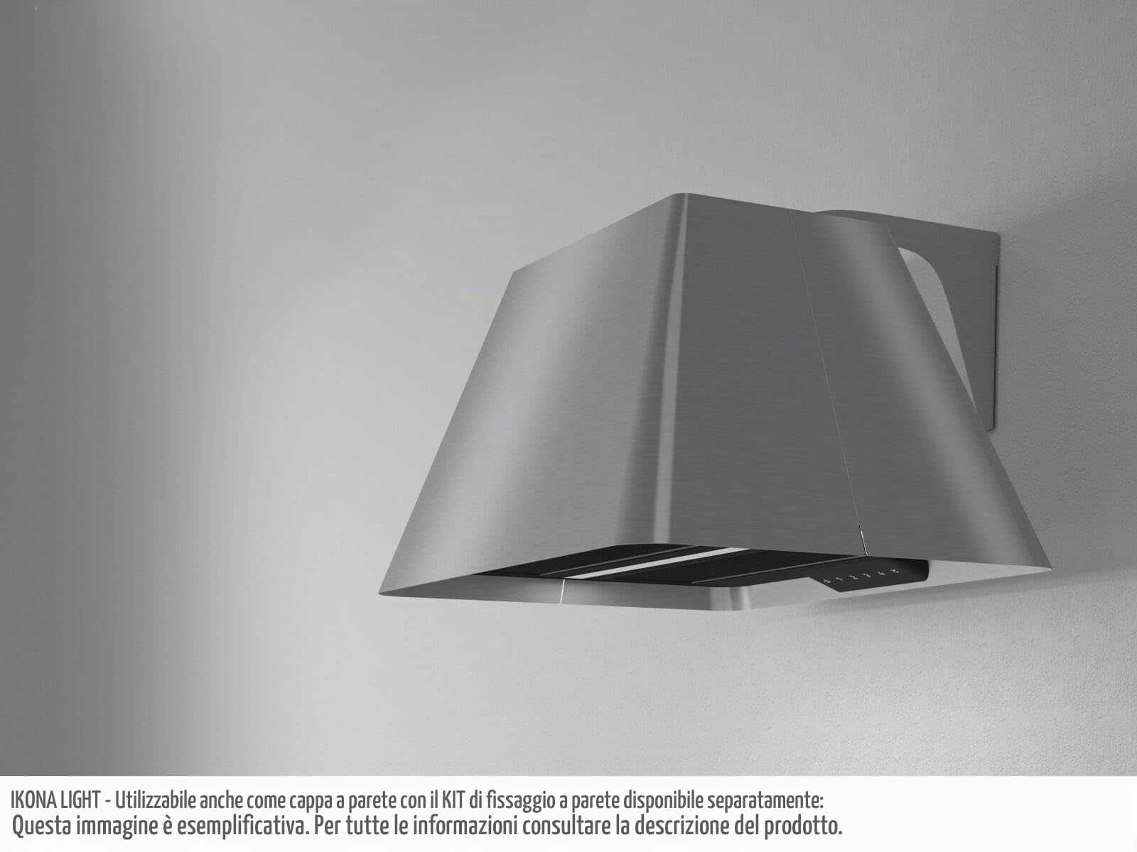 Cappa ad Isola, Tipologia Filtrante, Inox