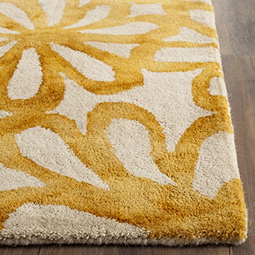 Tapete Beige y Dorado 8x10 ft Safavieh Dip Dye miniatura 3