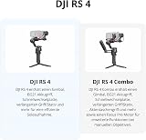 DJI RS 4, Stabilisateur Appareil Photo à 3 Axes pour Caméras DSLR et sans Miroir Canon/Sony/Panasonic/Nikon/Fujifilm, 2ᵉ gén, Prise Verticale Native, Joystick à 2 Modes, Bras en Téflon, Nacelle Caméra - 2