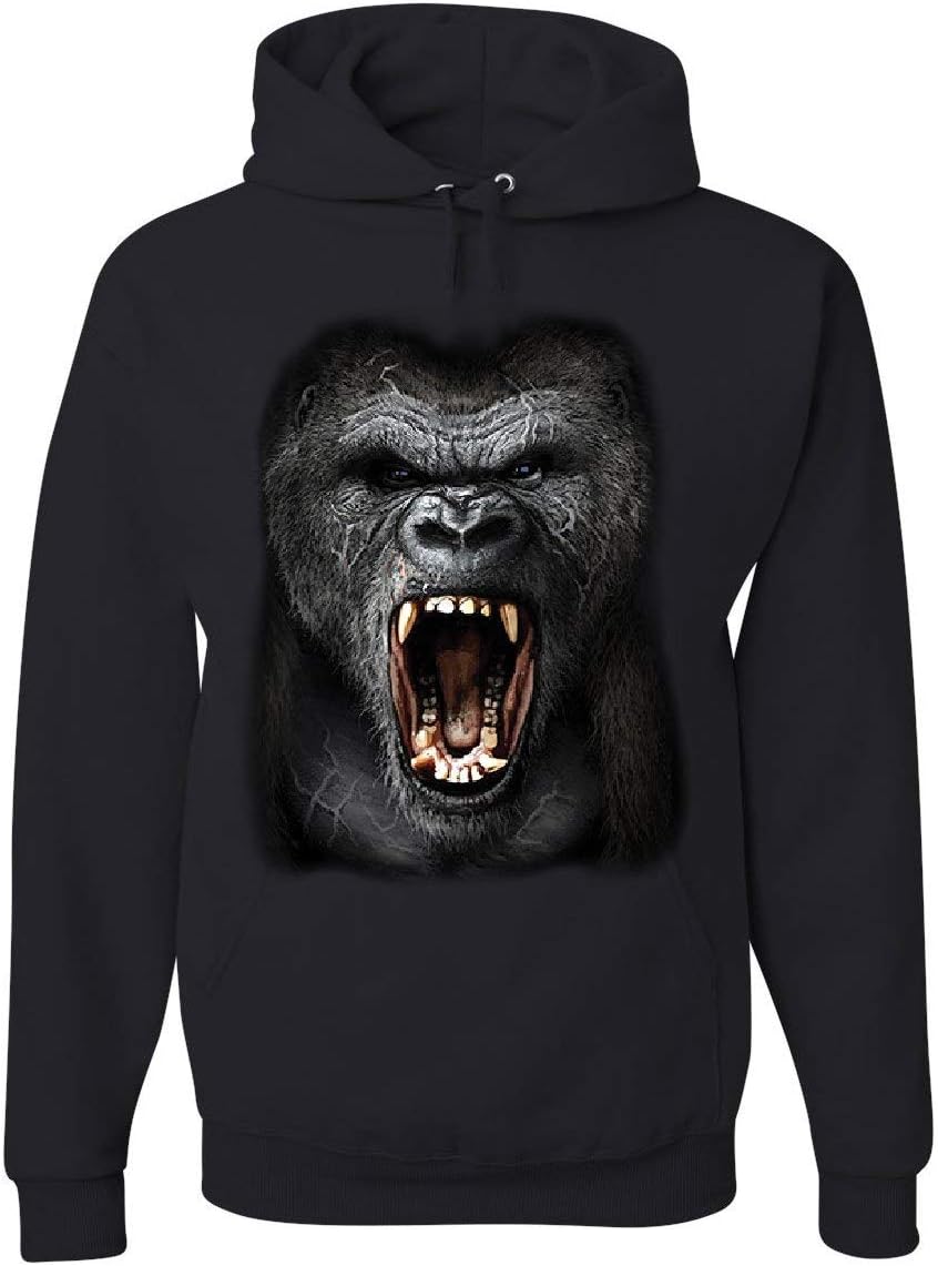 Amazon.com: Angry Gorilla Roar Hoodie 