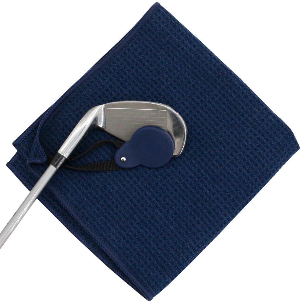 Myartte Magnetic Golf Towels for Golf Bags for Men Women Golfer Microfiber Waffle Towel with Magnet 16