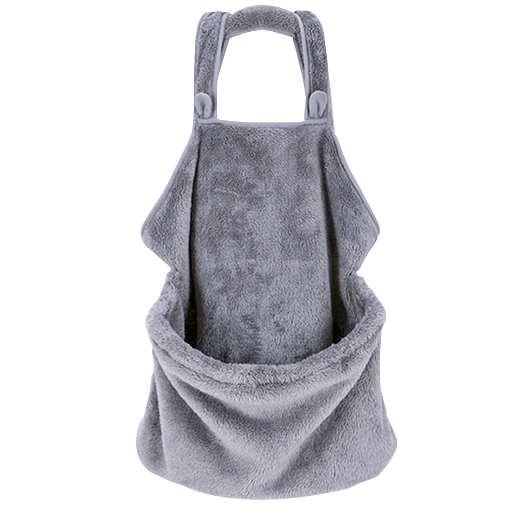 Tablier De Transport Pour Chat, En Peluche Douce Avec Pochette à Cordon De Serrage Et 4 Trous Pour La Coupe Des Ongles, Sac De Transport Réglable Pour Chat Pour Tenir Un Chaton