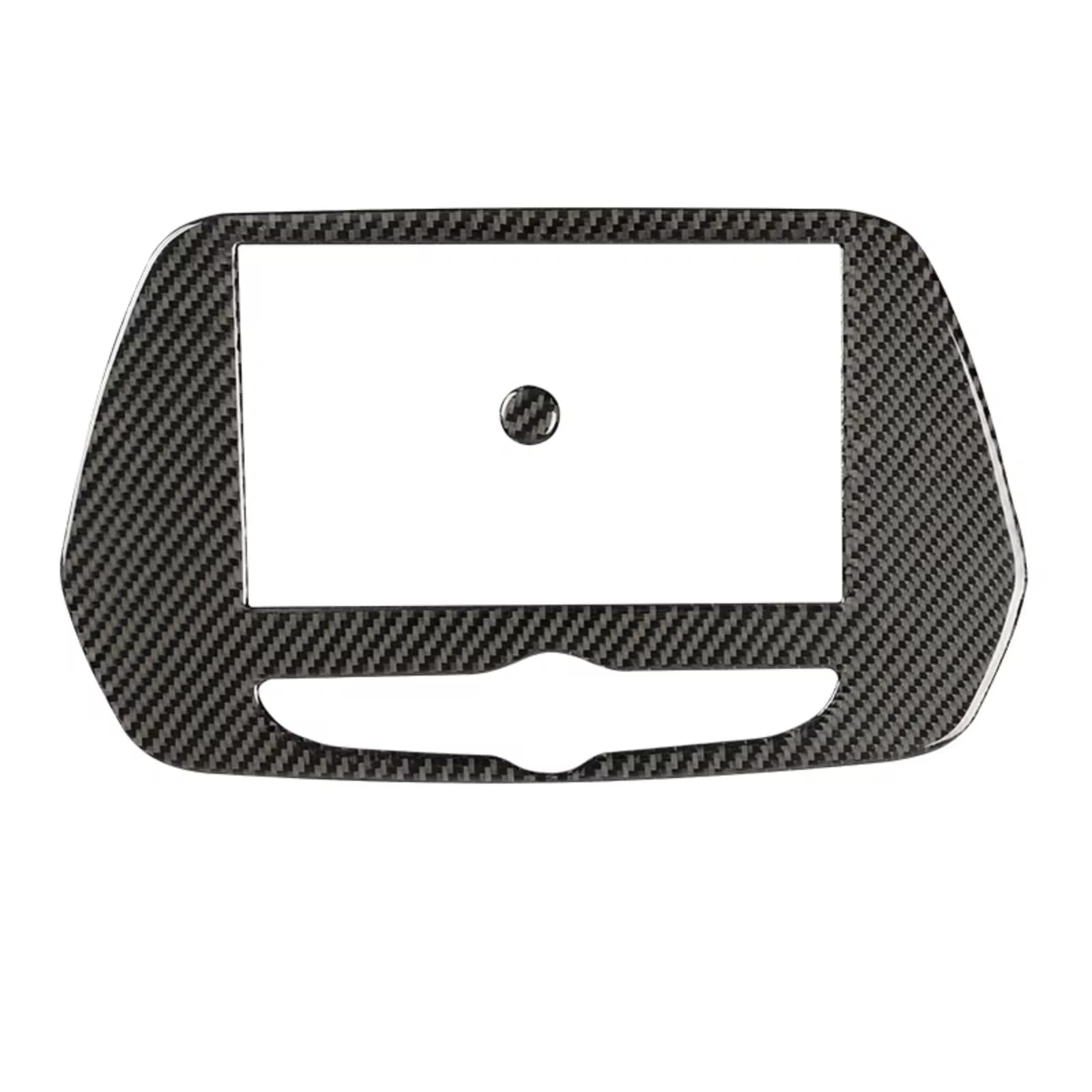 Car Interior Moulding Trim for Chevrolet for Camaro 2017-2022 Accessories Interior Car Central Navigation Decoration Frame Sticker Trim Cover(Black)