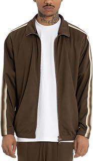Pro Club Men's Comfort Sunset Track Jacket - Soft 100% Polyester Tricot, Relaxed Fit Full-Zip Activewear