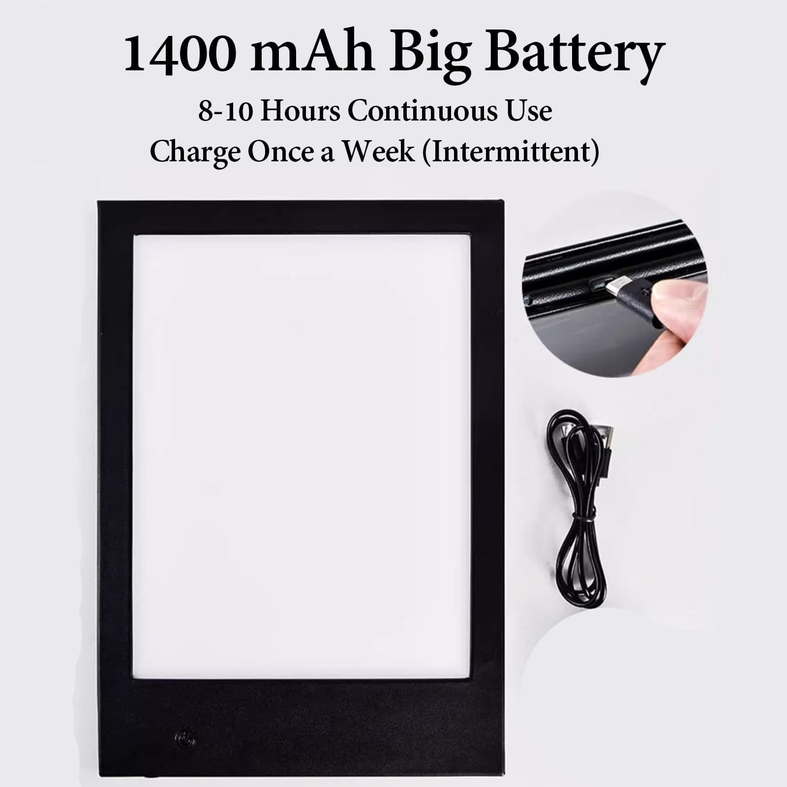 Libro de menú iluminado por LED, cubierta de menú con luz de inducción automática recargable, pantalla de doble cara de 15x22cm, carpeta de menú de restaurante de cuero PU para bar,pub,cafetería,club