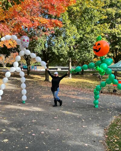 Image of Green Link Balloons,120Pcs 6Inch Green Latex Linking Balloons for Birthday Baby Shower Wedding Anniversary Graduation Party Decorations