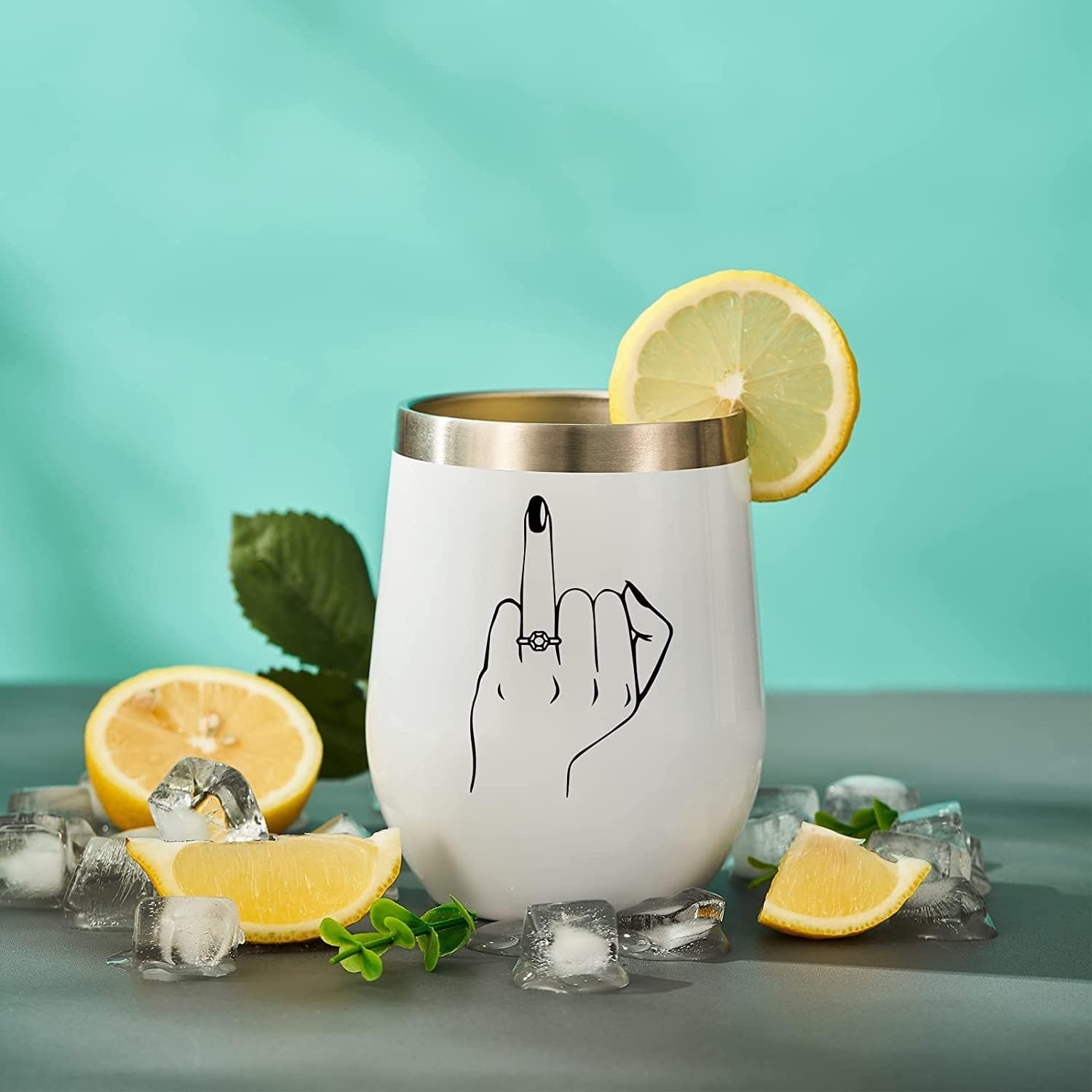 Bachelorette Gifts for Bride - Stainless Steel Wine Tumbler with Lid, 12oz for Bride to Be, Bridal Shower, Engagement, Wedding, Newlywed Funny Cup Gifts - Image 6