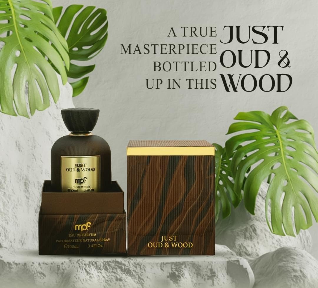 Amazon.com : MPF JUST OUD & WOOD 100ml 3.4oz EAU DE PARFUM Spray