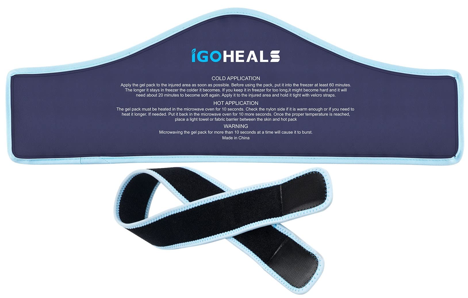 Buy Neck Ice Pack Wrap,Reusable Hot Cold Therapy Pack,Gel Pad Cold Pack